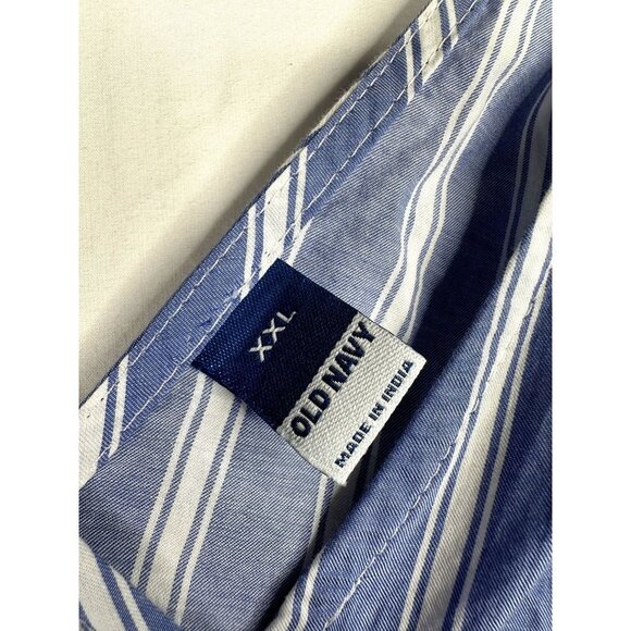 NWT Old‎ Navy Striped Sleeveless Blouse sz XXL Blue/White - Picture 4 of 8